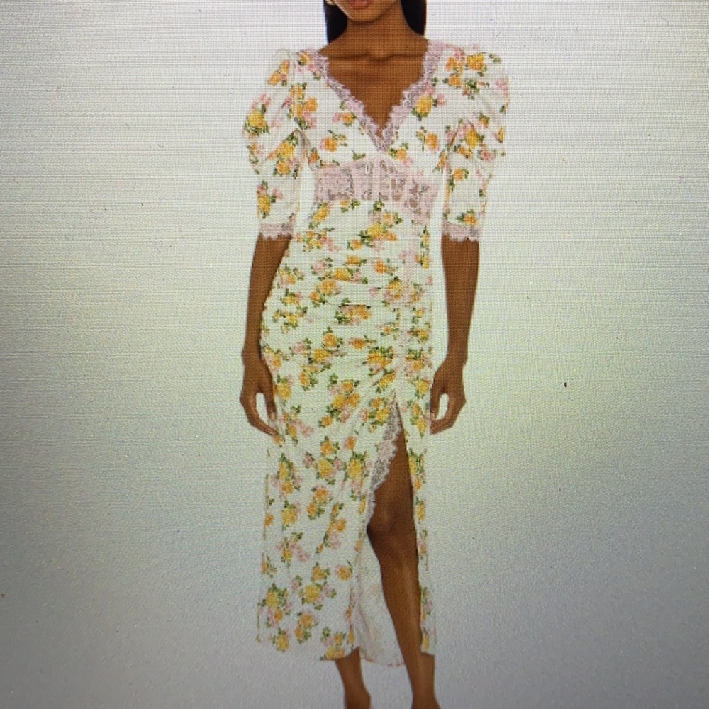 For Love & Lemons Emma MIdi Dress